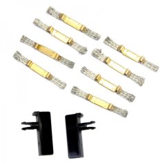 Kontaktní kartáčky a vodící lišty