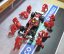 Figurky 1:43 - Mechanici Pit stop velká sada 10 ks - červená