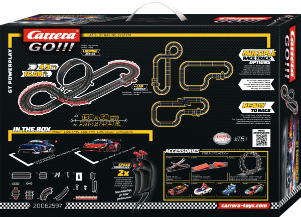 Autodráha Carrera GO 62597 GT Powerplay