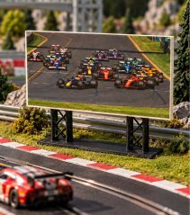 Billboard TV F1 - dekorace k autodráze 1:32
