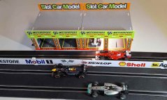 Budova pro autodráhu 1:43 - Depo bez osvětlení