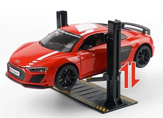 Garáž pro auta 1:24 s osvětlením