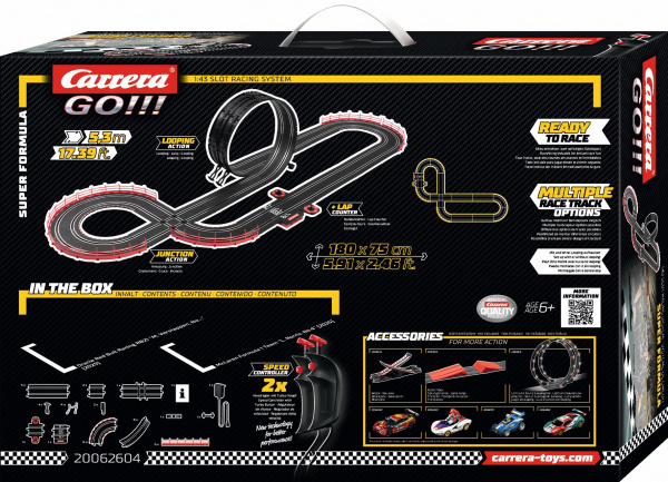Autodráha Carrera GO 62604 Super Formula