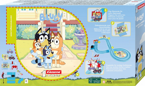 Autodráha Carrera FIRST - 63055 Bluey 2,9