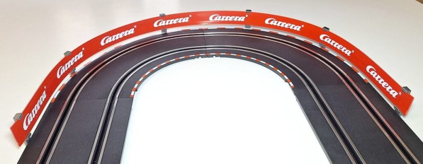 Mantinel s držáky pro Carrera GO a 1:43 - Carrera 89 cm