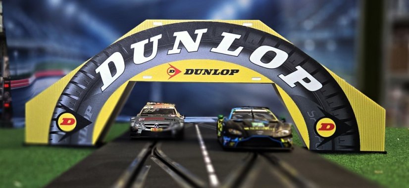 Most / přechod přes trať Dunlop pro autodráhu 1:32