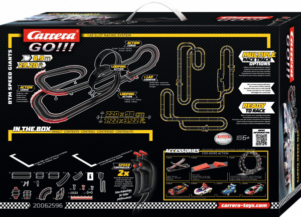Autodráha Carrera GO 62596 DTM Speed Giants
