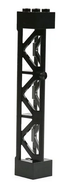 Podpůrné stojany pro desky na platformě Lego - černé