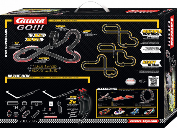 Autodráha Carrera GO 62595 DTM Supercars