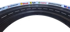 Mantinel reklamy bílá 150 cm - 1 ks