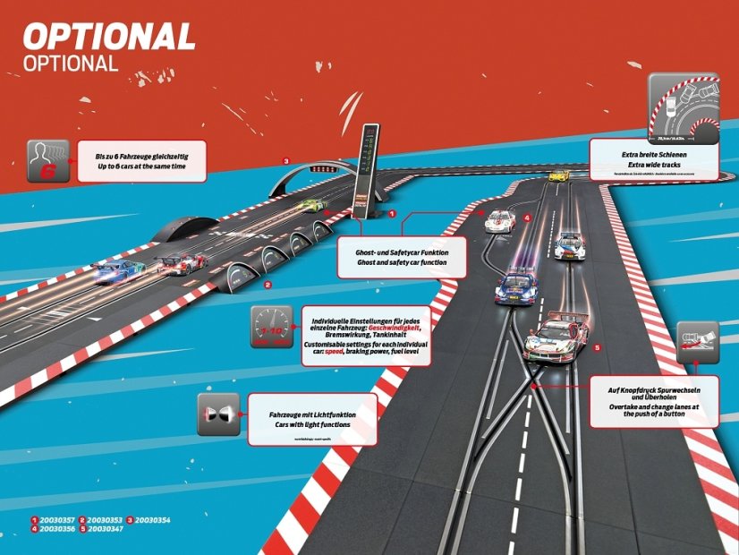 Autodráha Carrera D132 30031 Retro Grand Prix